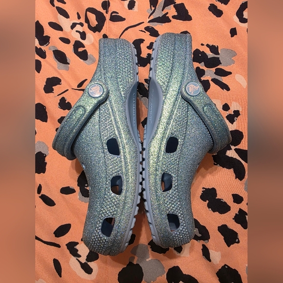 CROCS Kids Glitter Water Shoes - Blue - Picture 3 of 6